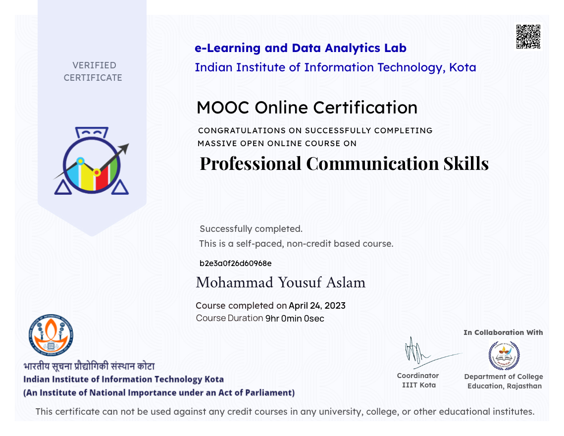 Professional Communication Skills