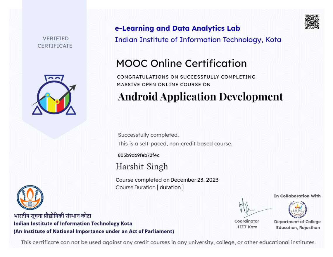 Android Application Development
