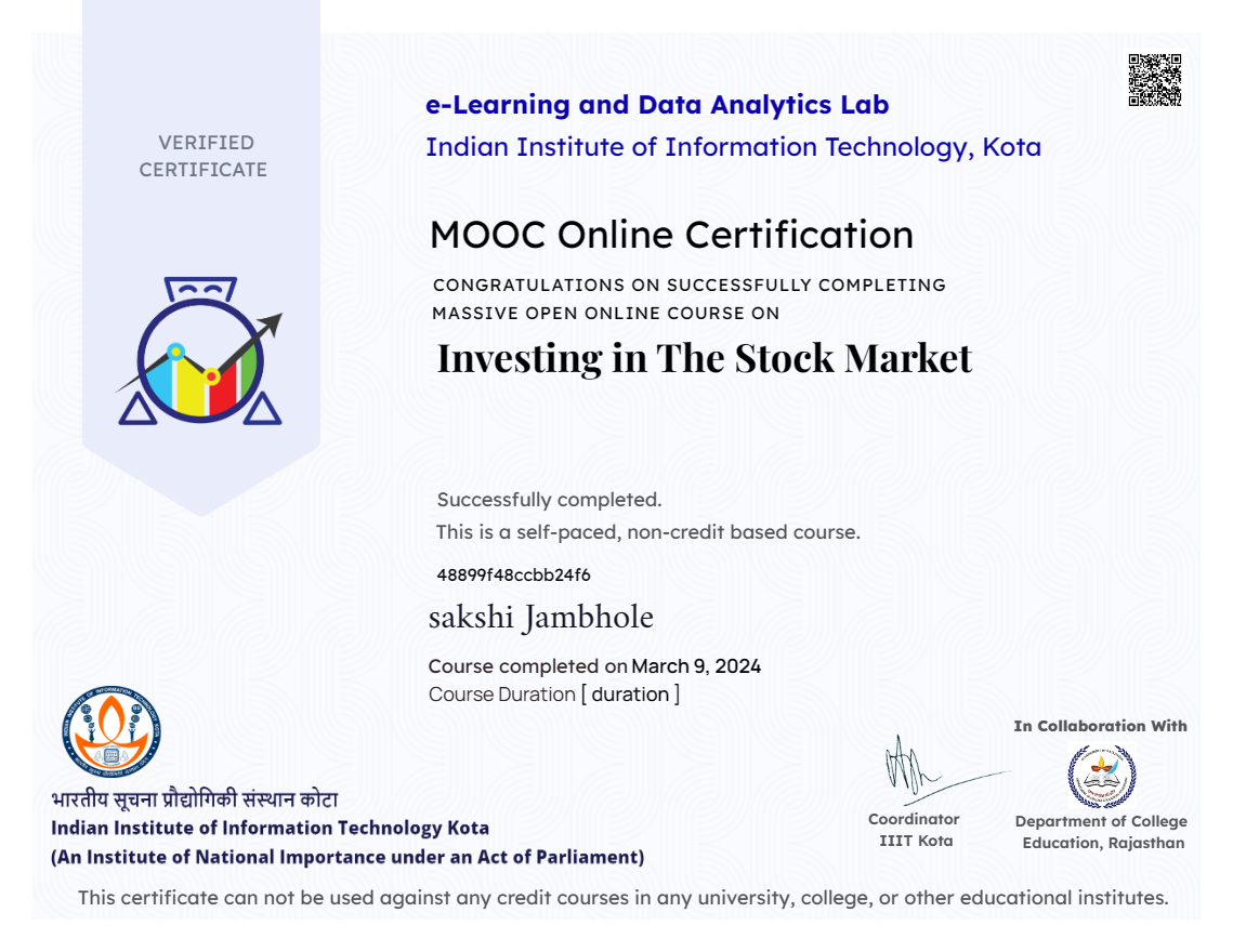 Investing in The Stock Market